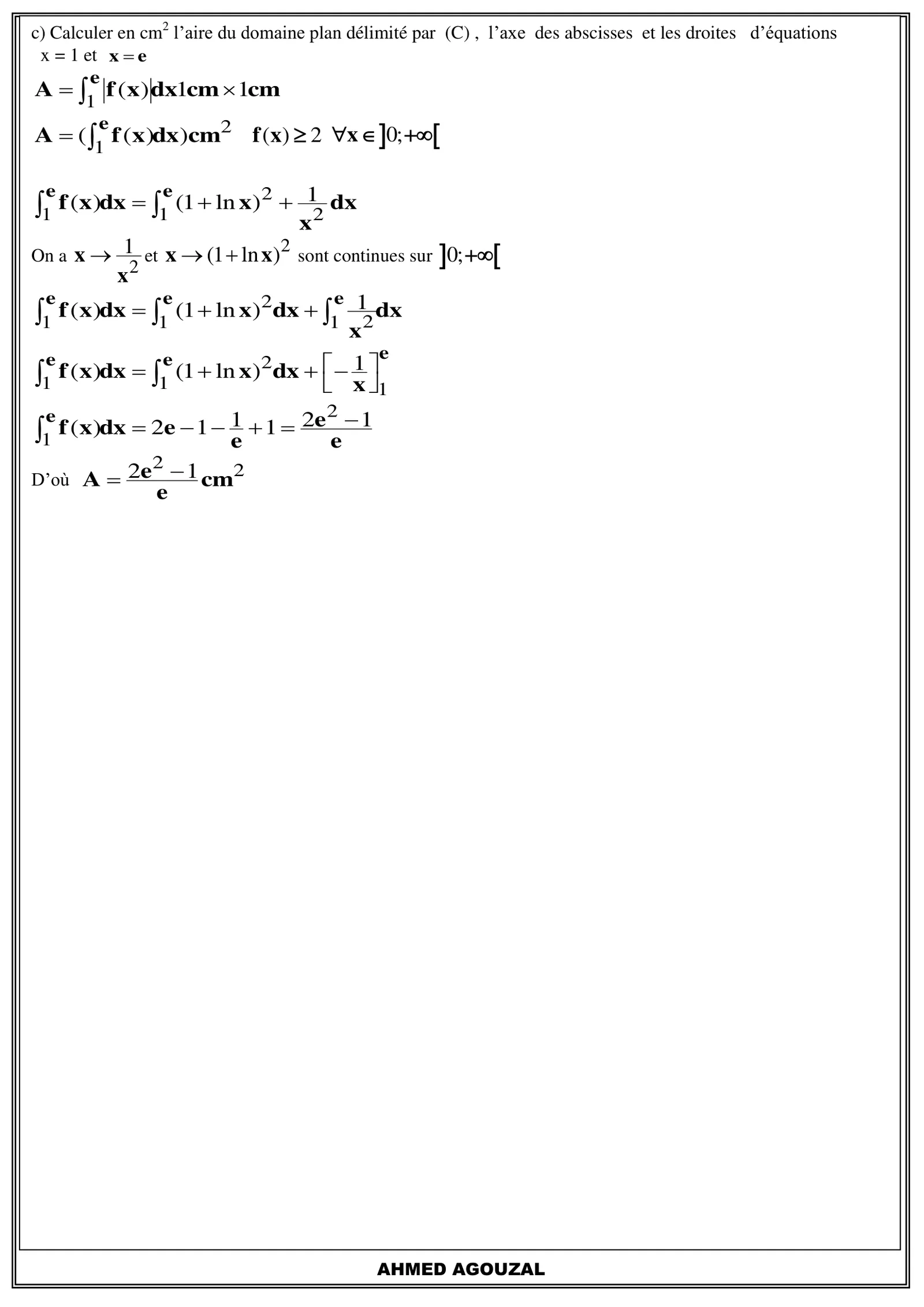 Corrige Math Bac PC 2014 page 5