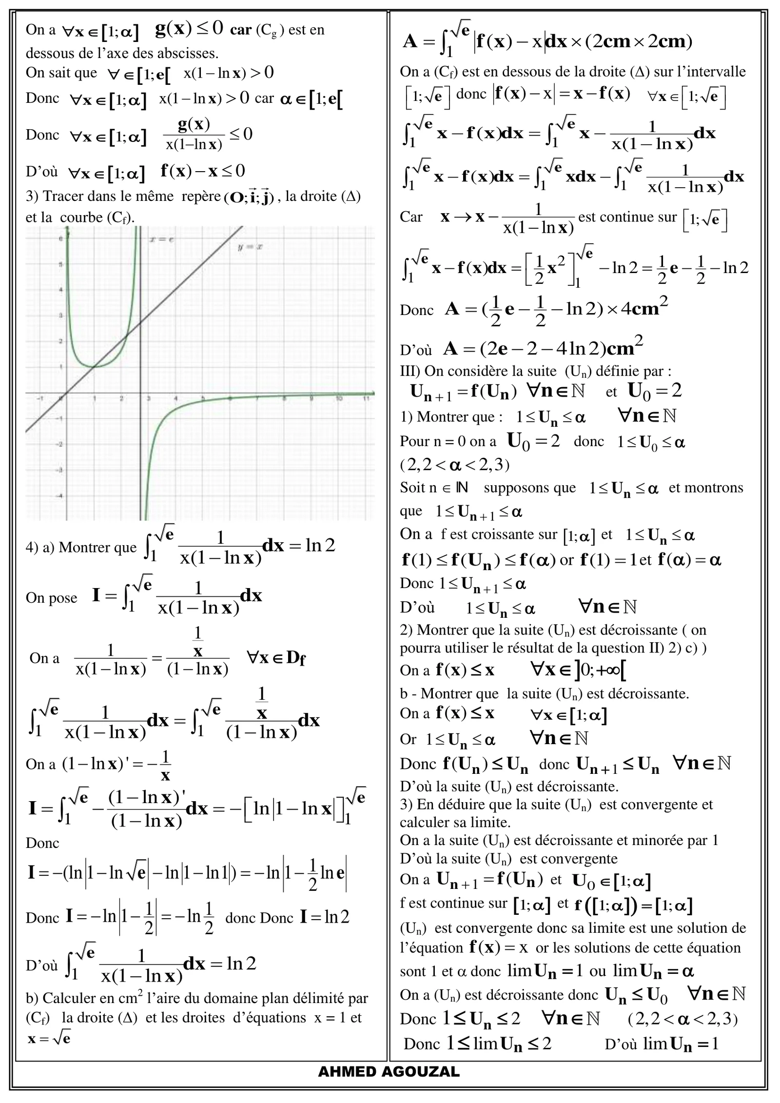 Corrige Math Bac PC 2015 page 4