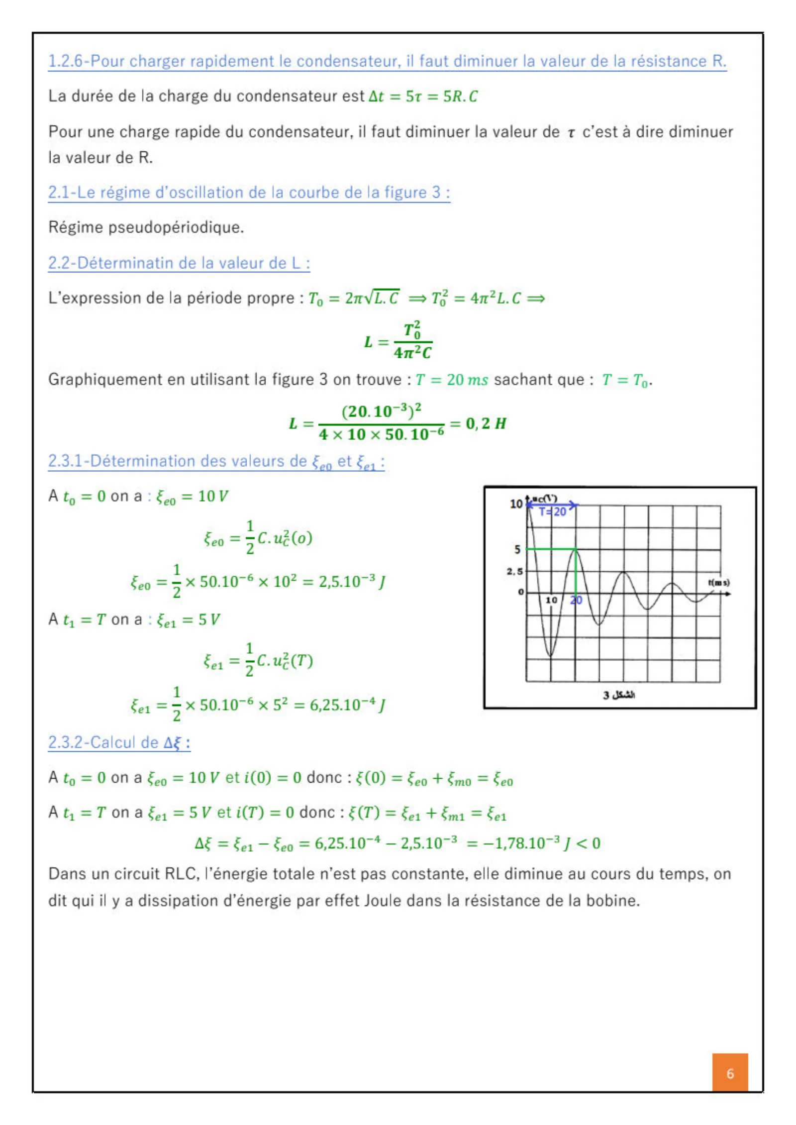 Corrige Physique Bac PC 2019 page 6