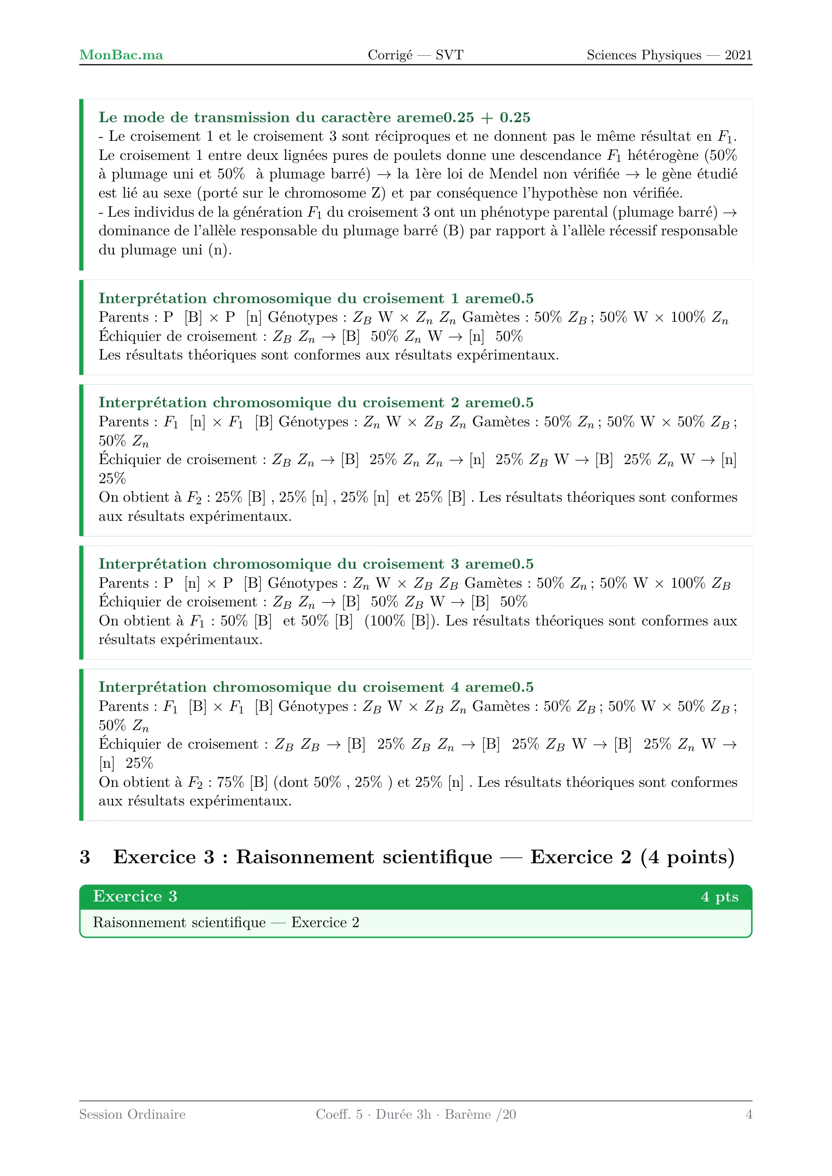 Corrige SVT Bac PC 2021 page 4