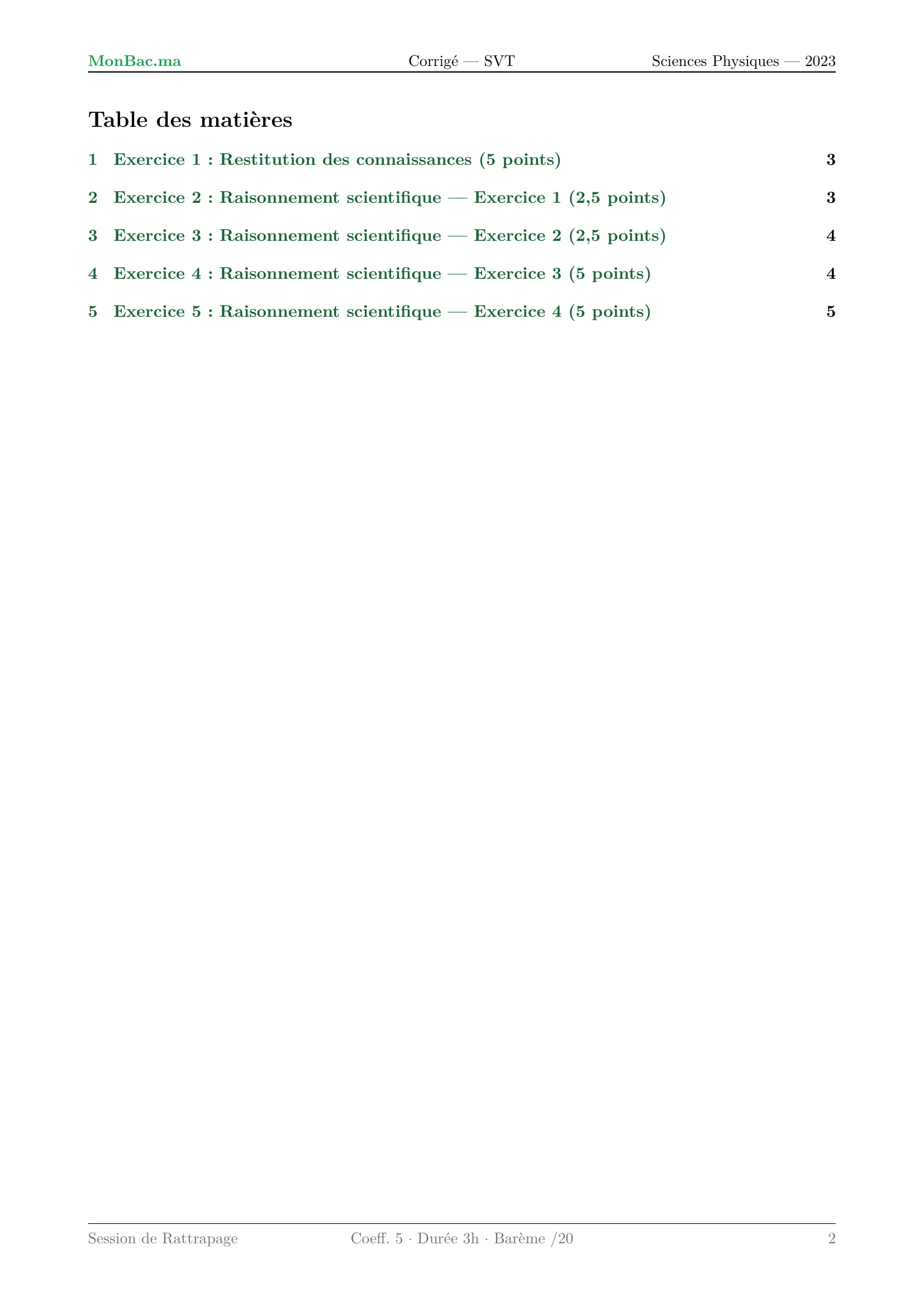 Corrige SVT Bac PC 2023 page 2