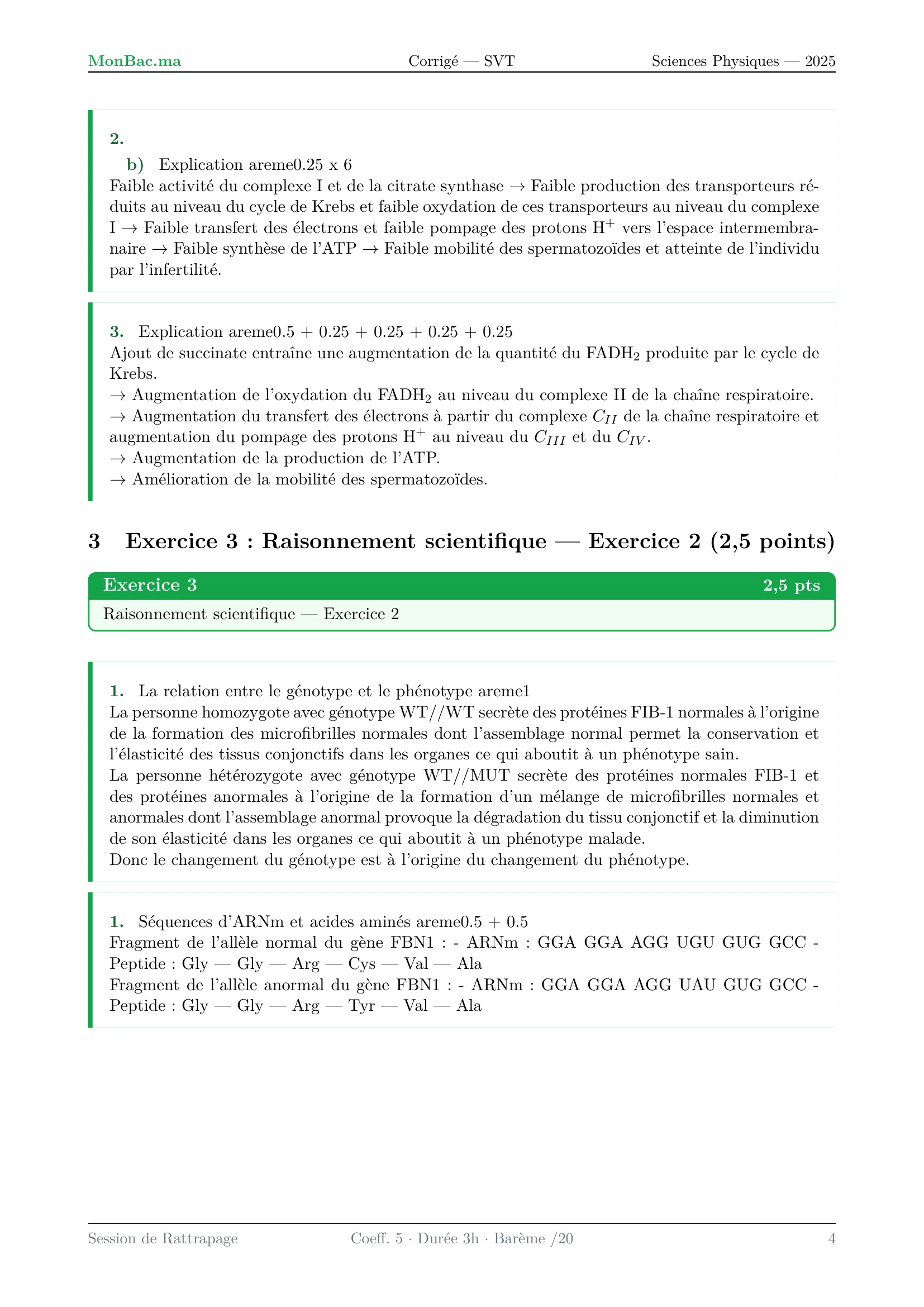 Corrige SVT Bac PC 2025 page 4