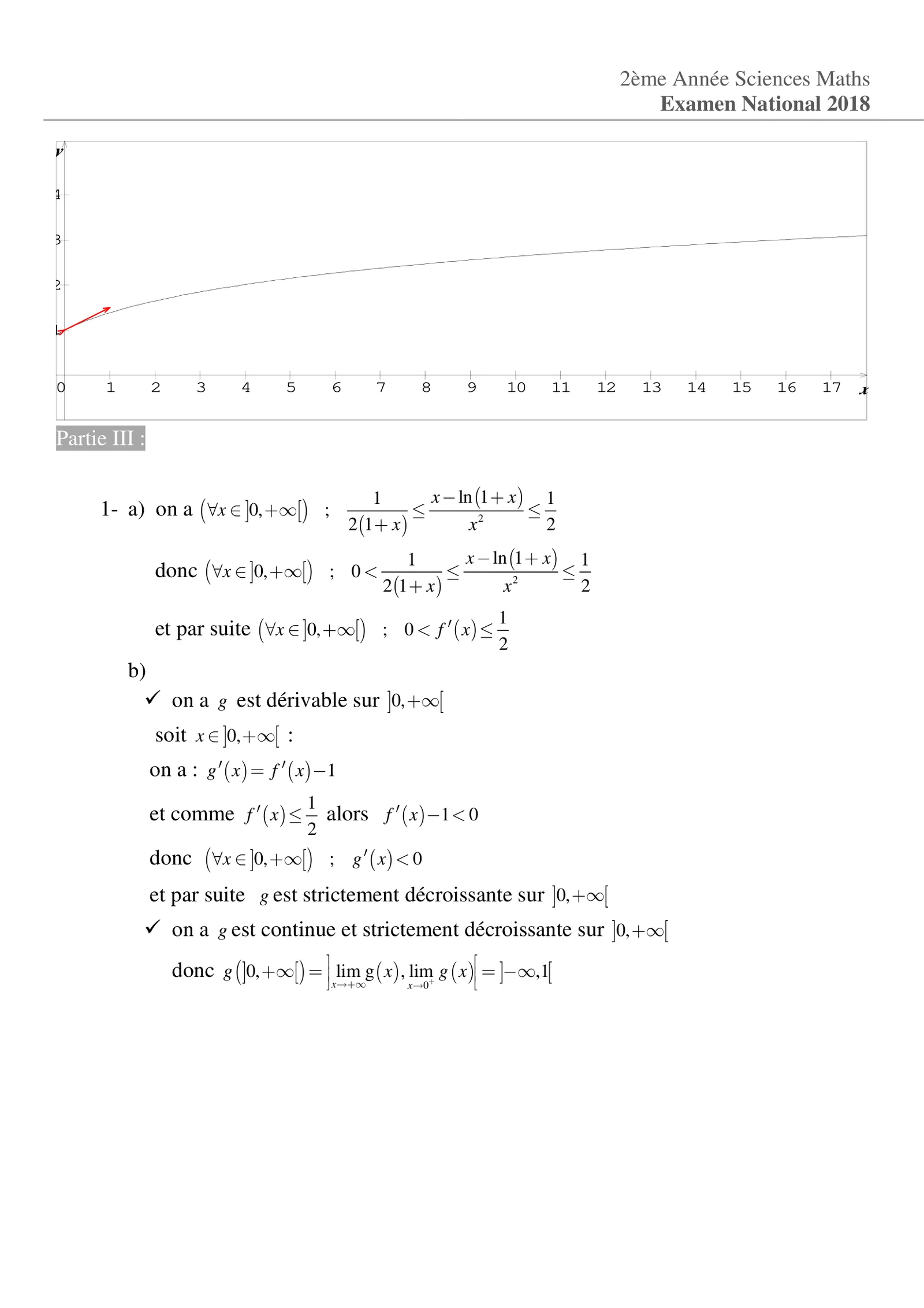 Corrige Math Bac SM 2018 page 13