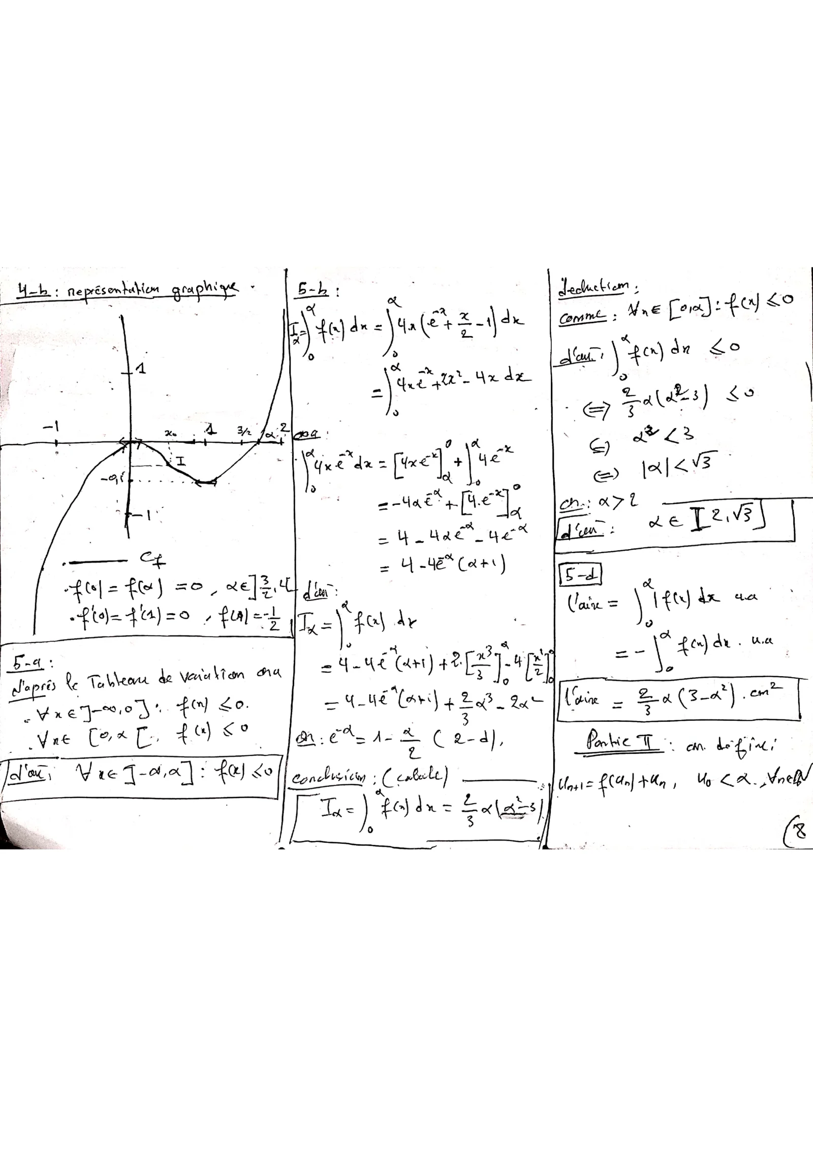 Corrige Math Bac SM 2019 page 8