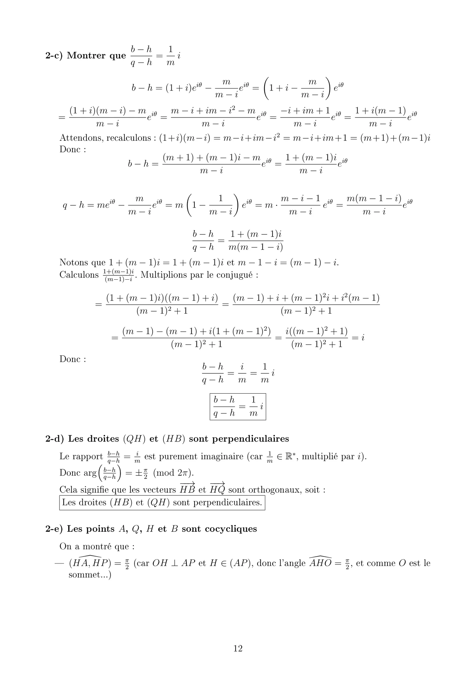 Corrige Math Bac SM 2025 page 12