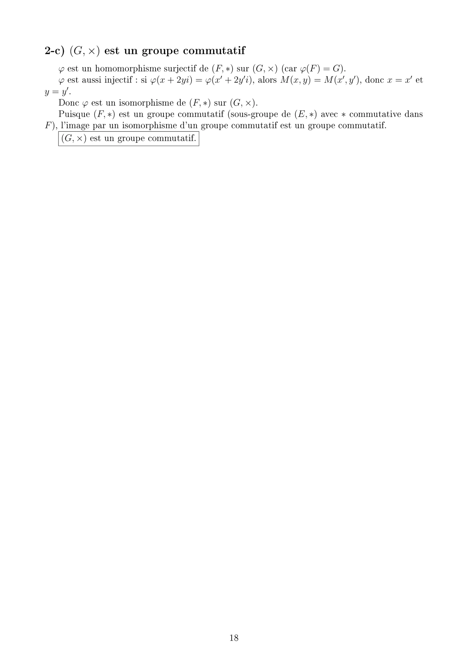 Corrige Math Bac SM 2025 page 18