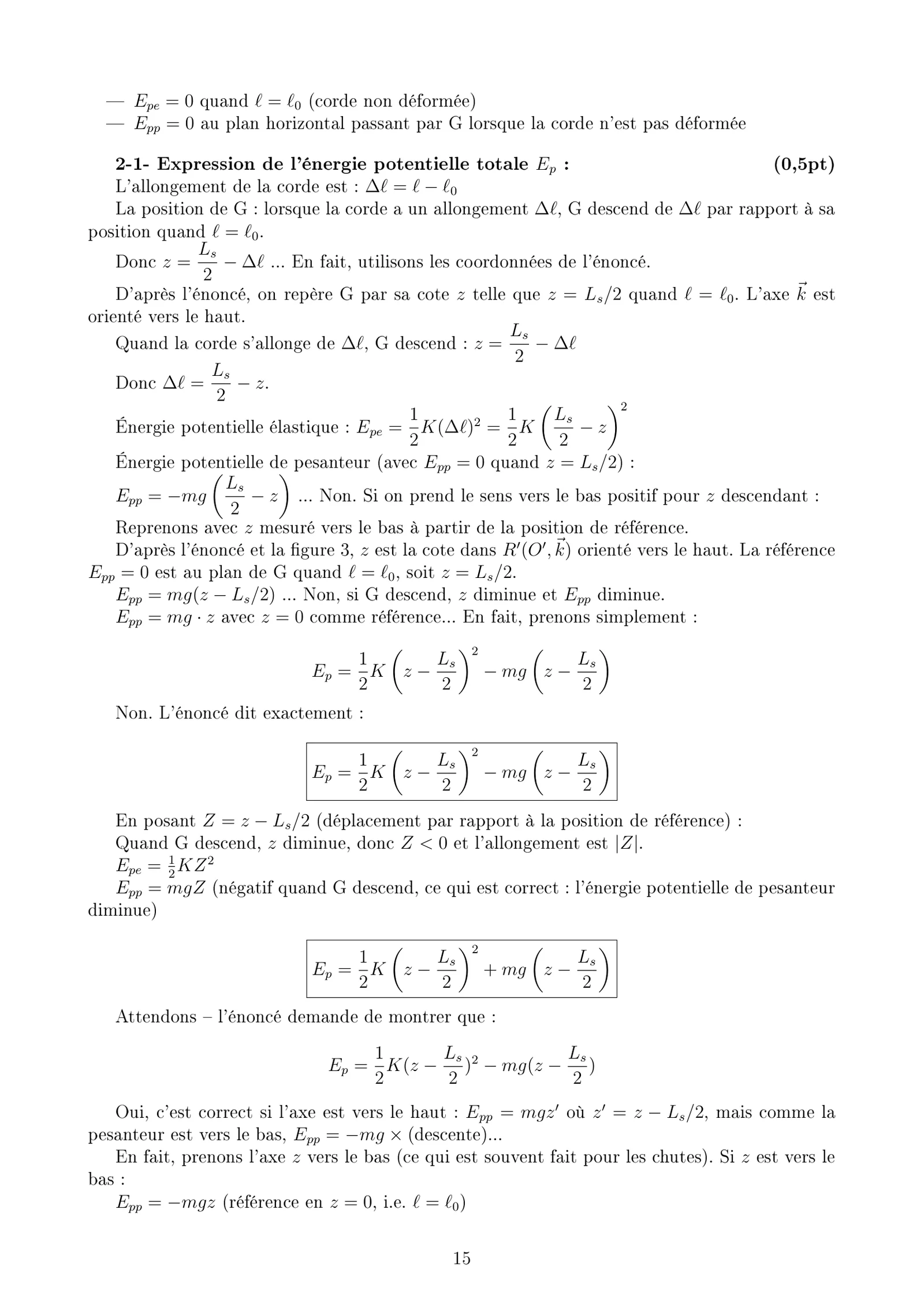 Corrige Physique Bac SM 2025 page 15
