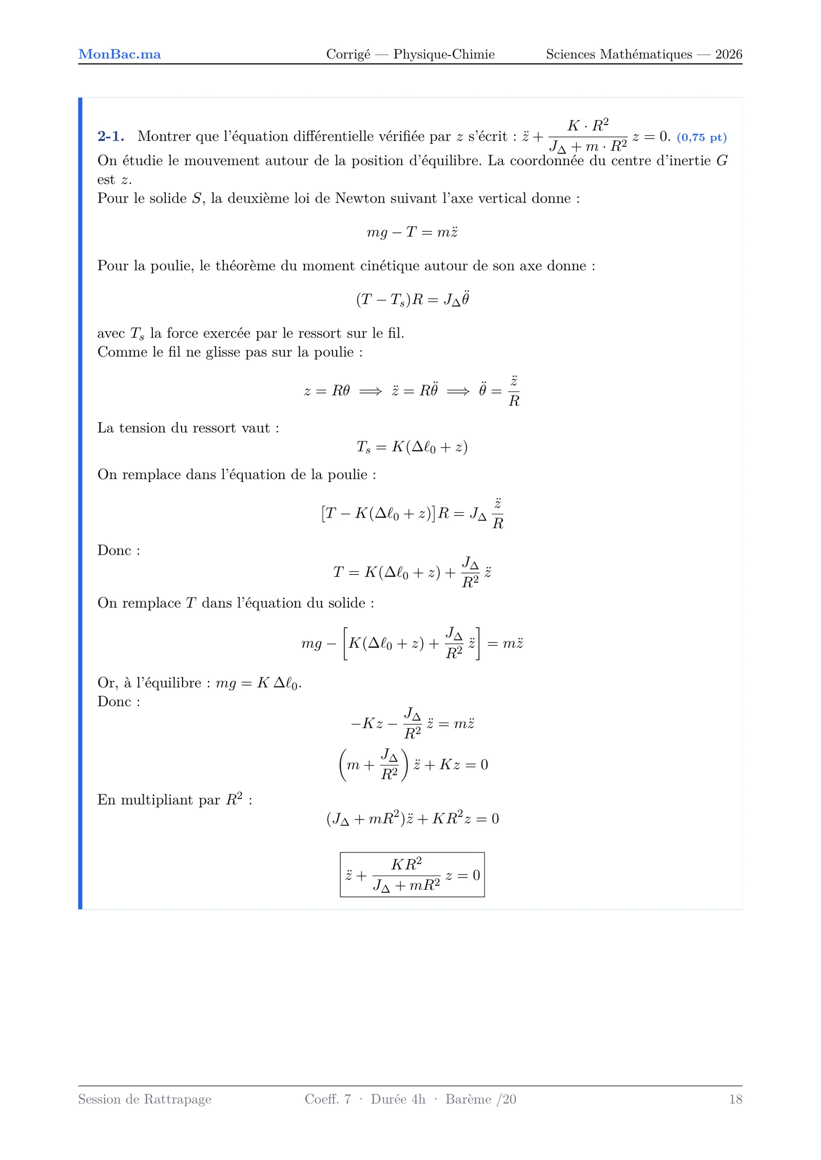 Correction National SM 2026 Rattrapage Physique Corrig PDF MonBac ma correction-national-sm-2026-rattrapage-physique-corrig-pdf-monbac-ma