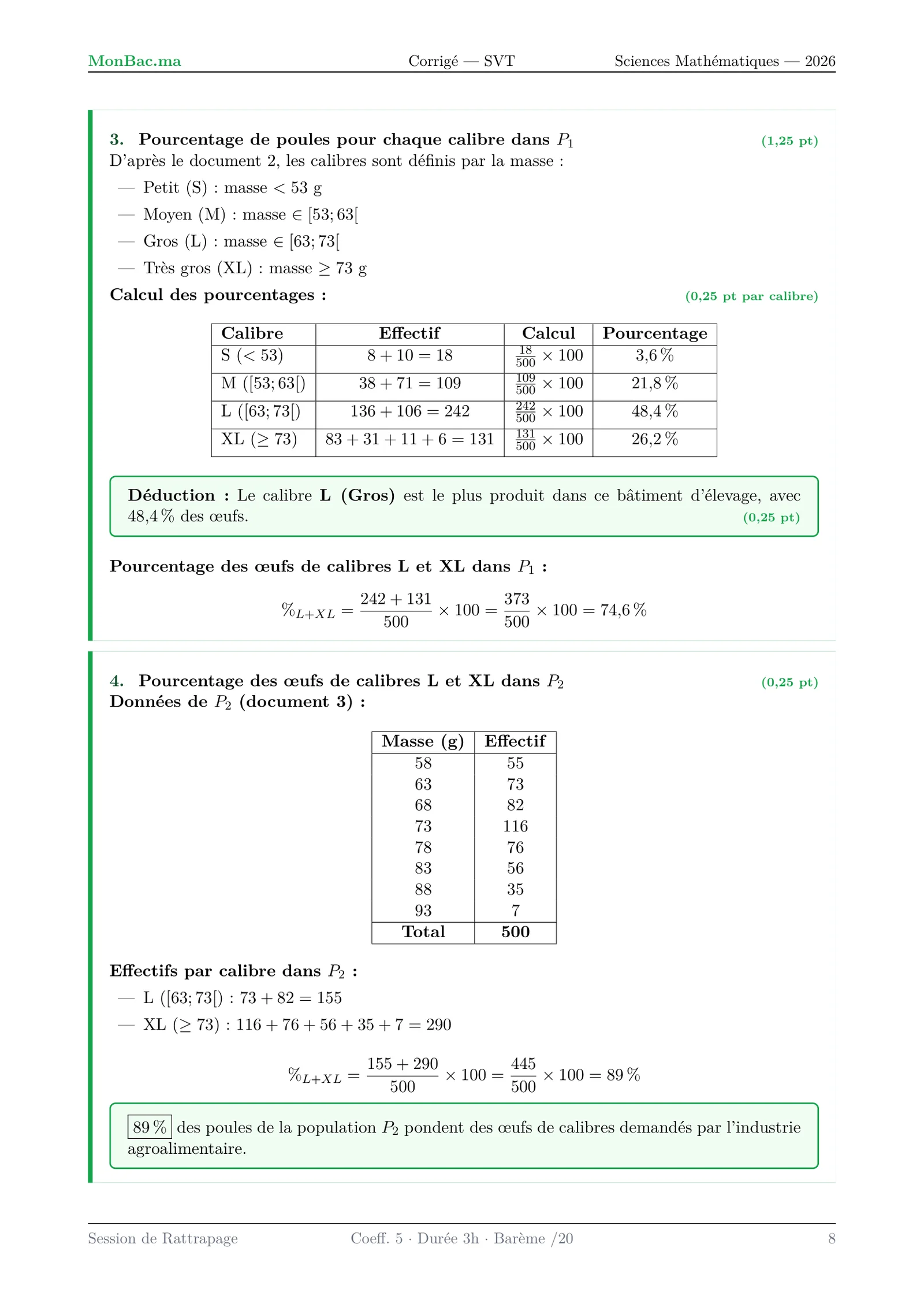 Corrige SVT Bac SM 2026 page 8
