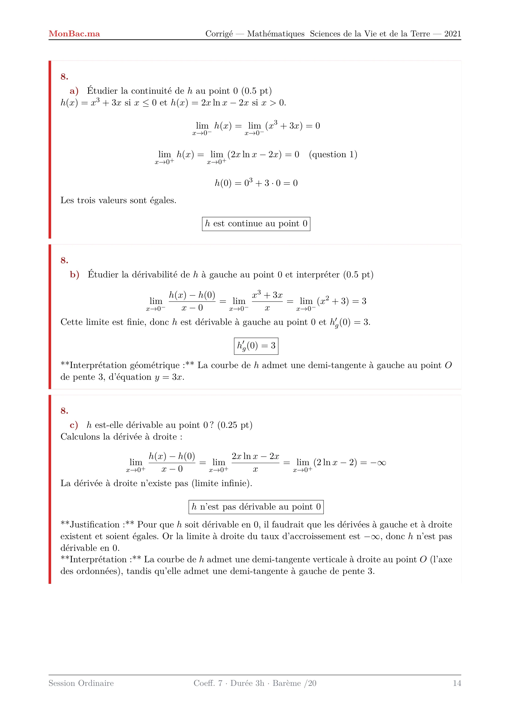 Corrige Math Bac SVT 2021 page 14