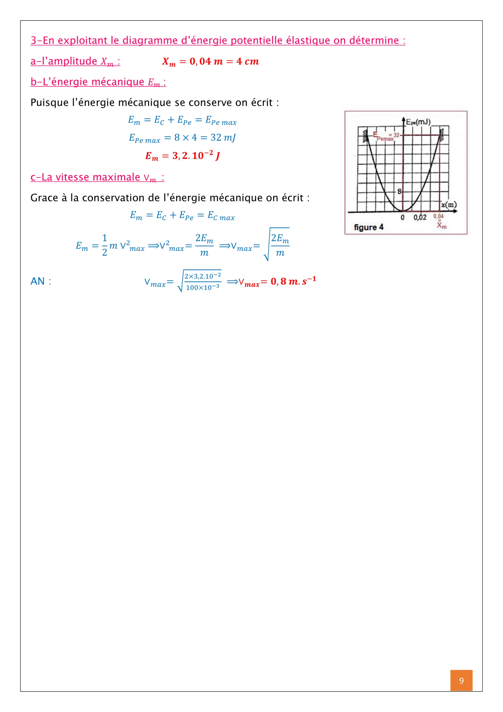 Corrige Physique Bac SVT 2018 page 9