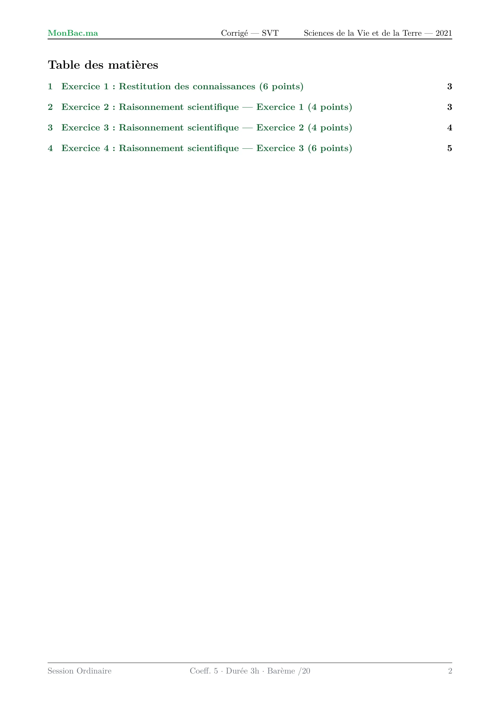 Corrige SVT Bac SVT 2021 page 2